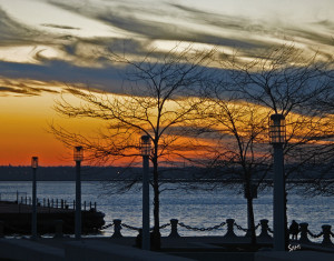 Cleveland at Sunset